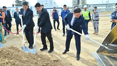 Cтроительство завода по выпуску полиэтилена начали в Атырауской области