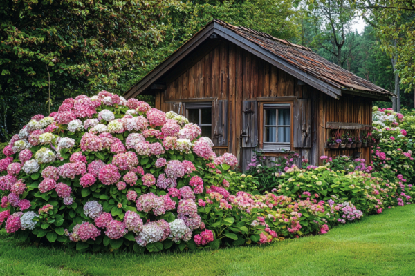 Соседи обзавидуются: идеальный розовый куст, утопающий в цветах