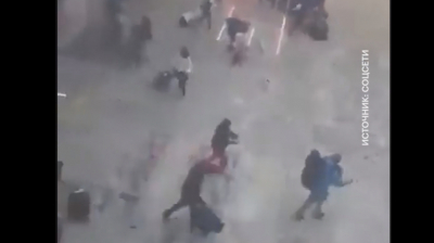 Кадры массовых беспорядков в Мексике после убийства главы наркокартеля