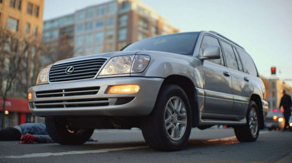 В Павлодаре водитель на Lexus сбил ребёнка на пешеходном переходе