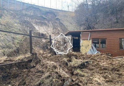 Второй за сутки оползень сошел на юге Казахстана  