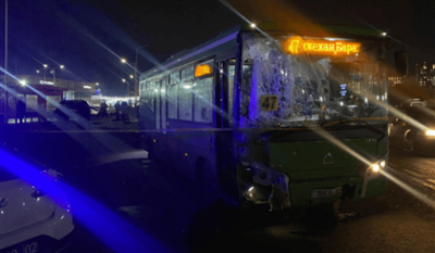 Алматыда автобус апатынан зардап шеккендердің жағдайы белгілі болды