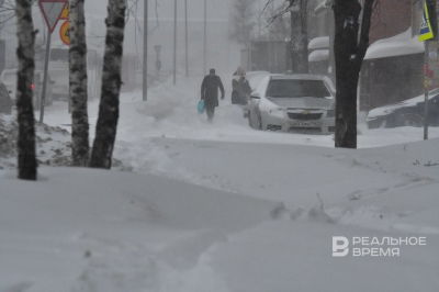 Завтра в Татарстане ожидаются сильный снег и метель