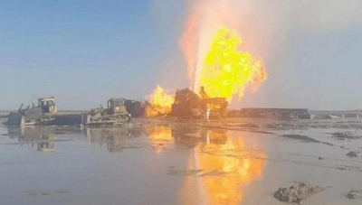 В Мангистауской области на месторождении &quot;Каратурун Южный&quot; второй месяц продолжается пожар