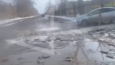 Кирпичи поверх &quot;растаявших&quot; после зимы дорог возмутили жезказганцев (видео)