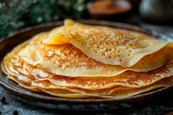 Идеальные блины на кефире: нежные и пышные за 15 минут