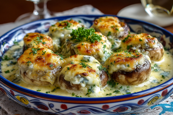 Шампиньоны с сулугуни в сливках &mdash; нежнее, чем в ресторане, а готовлю за 20 минут: вкусно и просто