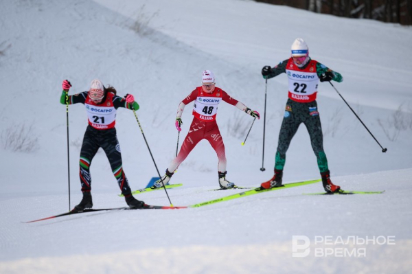 Женская сборная Татарстана заняла третье место в командном спринте на чемпионате России по лыжам