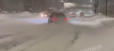 Поймали 21-летнего дрифтера на Mercedes, который устроил "шоу" на Горьковском шоссе в Казани 03/02/2026 &ndash; Новости