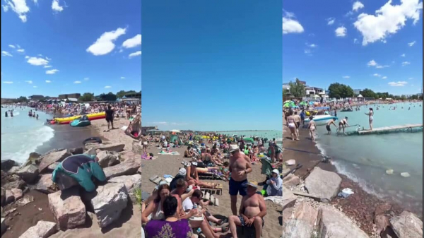 Акимат Балхаша похвастался популярностью пляжа в городе, но казахстанцы не оценили