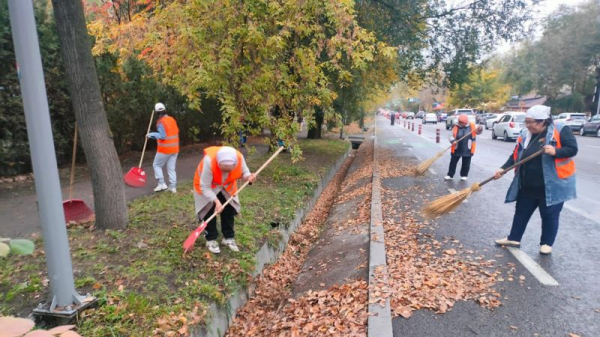 Коммунальные службы Алматы работают в усиленном режиме из-за непогоды