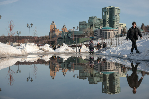 В&nbsp;Казани начали готовить ливневки к&nbsp;весеннему таянию снега